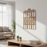 MDF Ornate Grill Panel Design Cutout DIY Wall Decor Art Plus for painting mounted on wall