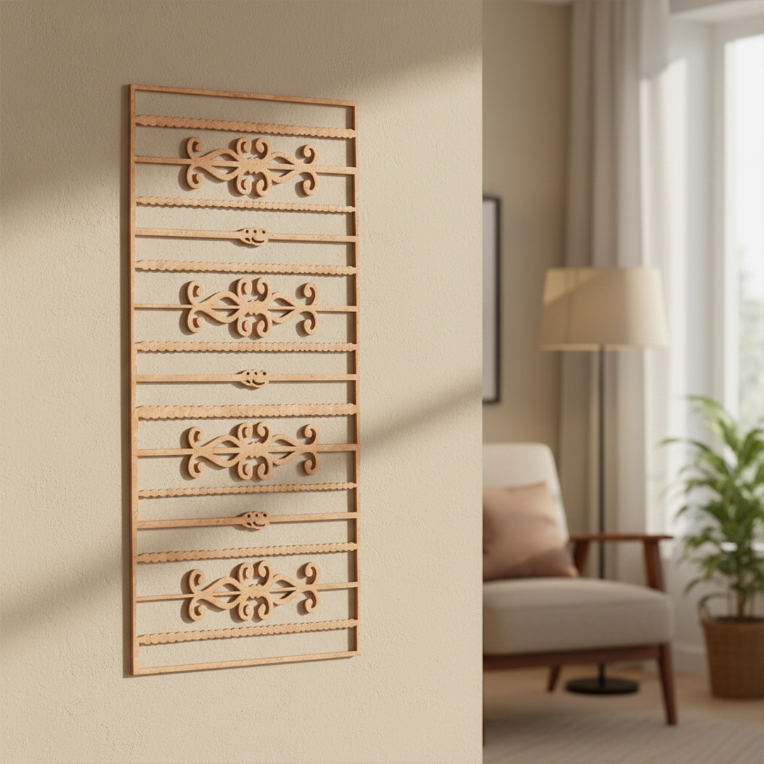 MDF Decorative Lattice Panel Cutout DIY Wall Decor Board Art for painting mounted on wall