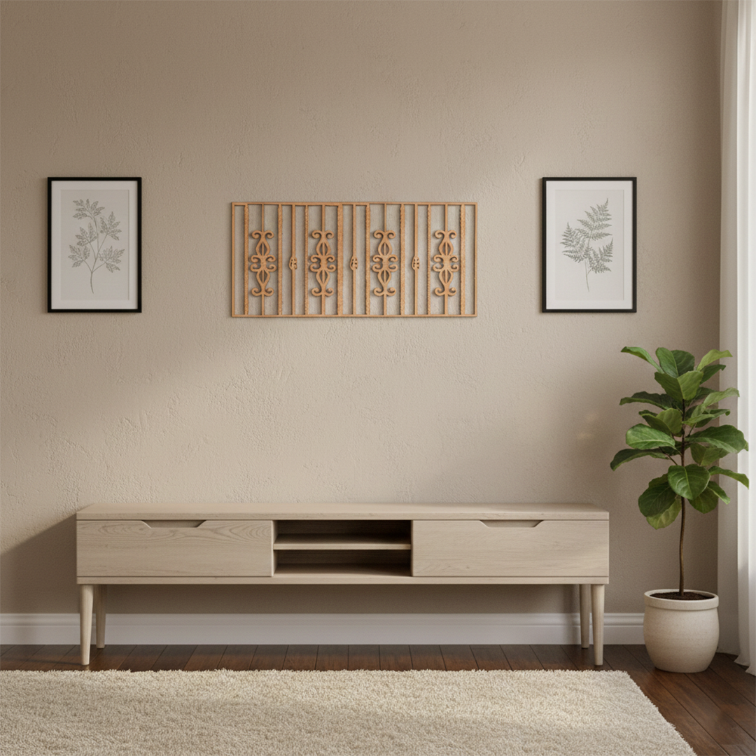 MDF Decorative Lattice Panel Cutout DIY Wall Decor Board Art for painting mounted on wall