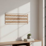 MDF Tribal Pattern Panel Design Cutout DIY Wall Decor Art XL for painting and decoration mounted on wall