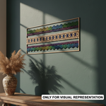 MDF Tribal Pattern Panel Design Cutout DIY Wall Decor Art XL  and decoration mounted on wall