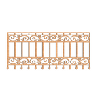 MDF Ornate Border Panel Design Cutout DIY Wall Decor Art XL for painting and decoration