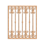MDF Elegant Grill Panel Design Cutout DIY Wall Decor Art XXL for painting and decoration