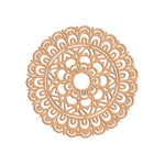 MDF Mandala Round Panel Design Cutout DIY Wall Decor Art XL for painting and decoration