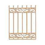 MDF Classic Fence Panel Design Cutout DIY Wall Decor Art Pro for painting and decoration