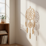 MDF Dreamcatcher Wall Hanging Design Cutout DIY Decor Art XL for painting and decoration hanging on wall
