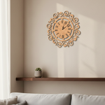 MDF Ornate Roman Wall Clock Design Cutout DIY Decor Art Pro+ for painting and decoration mounted on wall
