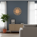 MDF Ornate Roman Wall Clock Design Cutout DIY Decor Art Pro+ for painting and decoration mounted on wall