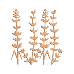 MDF Floral Stem Cutouts Set for DIY Wall Decor Craft Art XL! for painting and craft