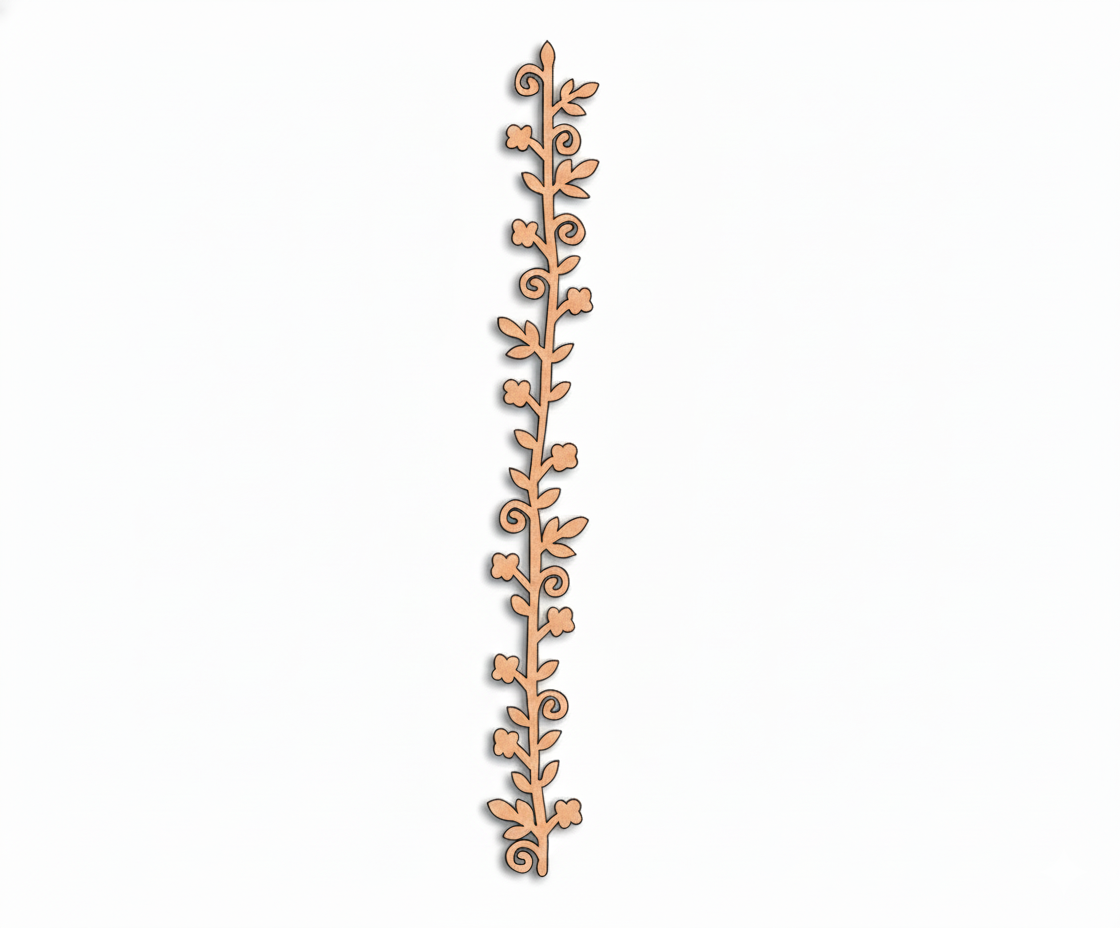 MDF Floral Vine Border Cutout DIY Wall Decor Craft Strip XL! for painting