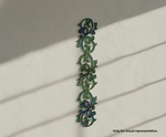 Painted MDF Ornamental Vine Border Cutout DIY Wall Decor Strip Art mounted on wall