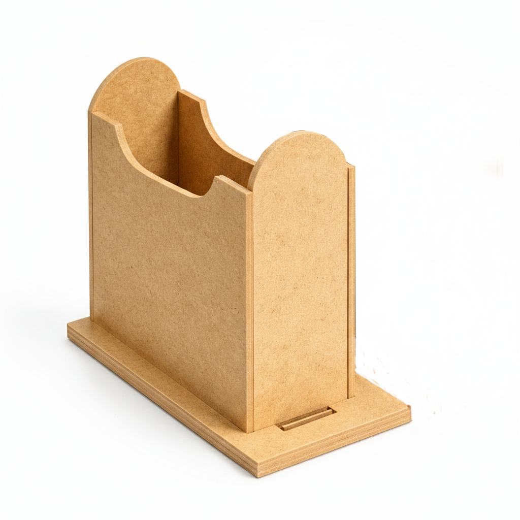 MDF Desk Organizer Holder DIY Pen Stand Craft Storage Base for painting