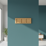 MDF Triple Frame Wall Panel DIY Decor Craft Display Board, mounted on wall