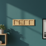 MDF quad frame wall panel for DIY decor painting and craft display mounted on wall