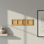 MDF quad frame wall panel for DIY decor painting and craft display mounted on wall