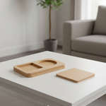 MDF serving tray base with coaster DIY craft and decor combo show on table 