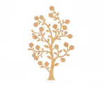 MDF tree wall decor design DIY craft cutout hanging base for painting and customization