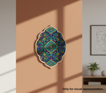 Painted MDF arch shape blank design DIY craft wall decor cutout base for painting and customization, mounted on wall