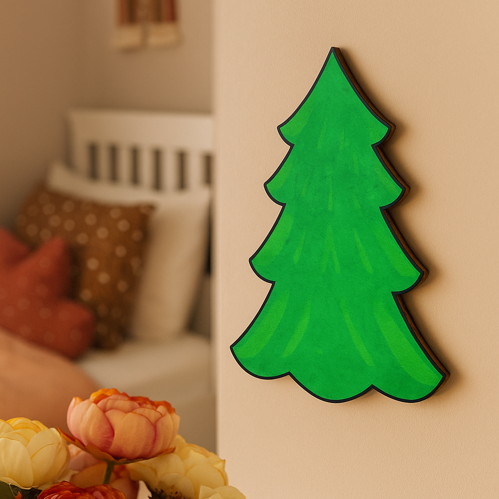 DIY MDF Christmas Tree Cutout for Craft & Decor