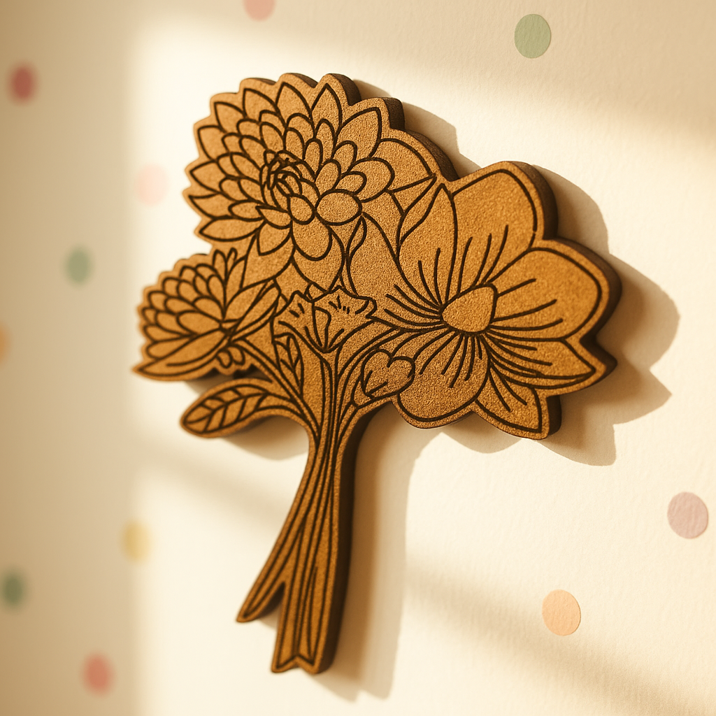 DIY MDF Floral Cutout for Painting & Handmade Decor