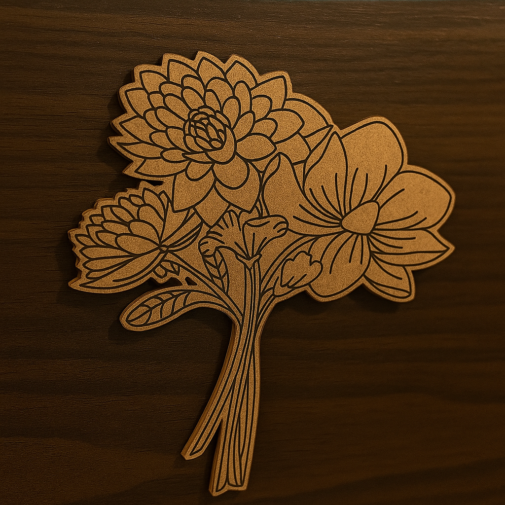 DIY MDF Floral Cutout for Painting & Handmade Decor