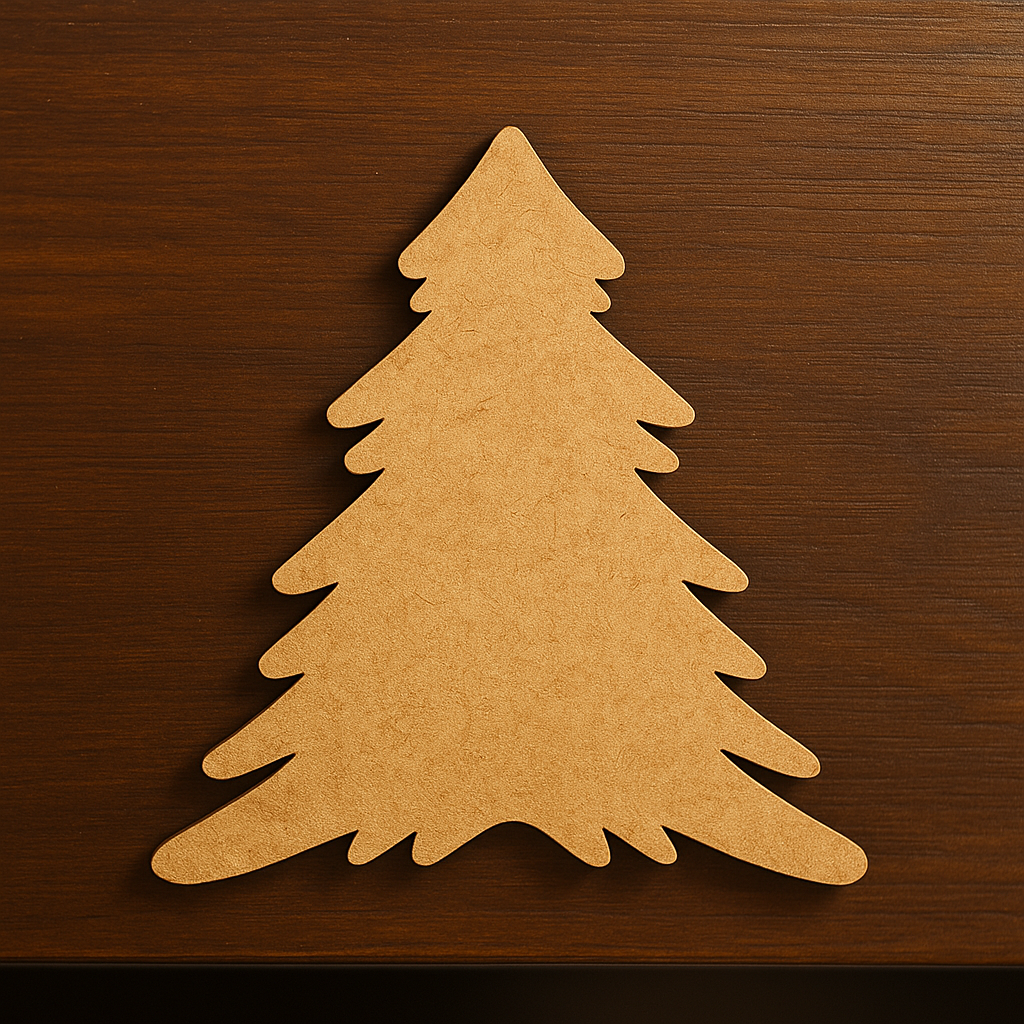 DIY MDF Tree Cutout for Painting & Festive Decor Crafts
