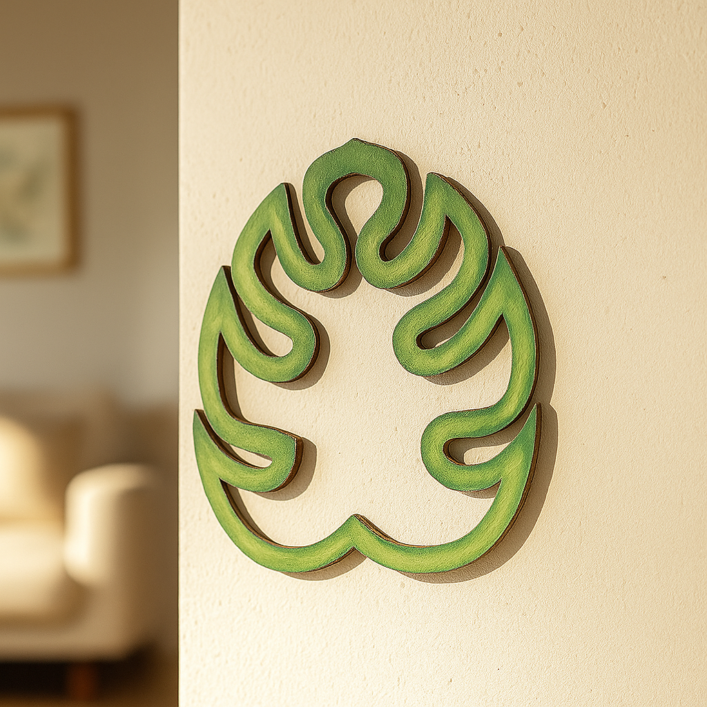 DIY MDF Leaf Outline Cutout for Painting & Home Decor