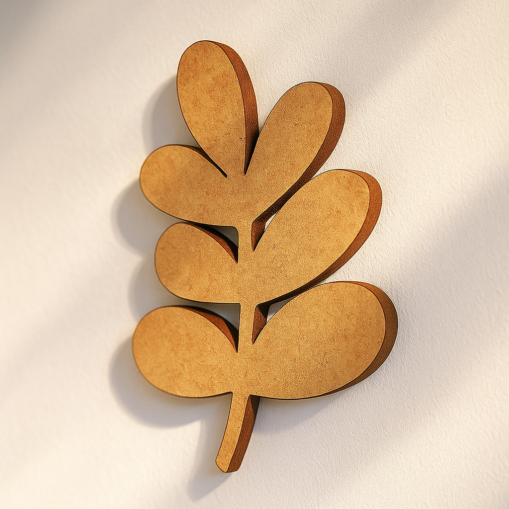 DIY MDF Leaf Cutout for Painting & Home Decor Crafts
