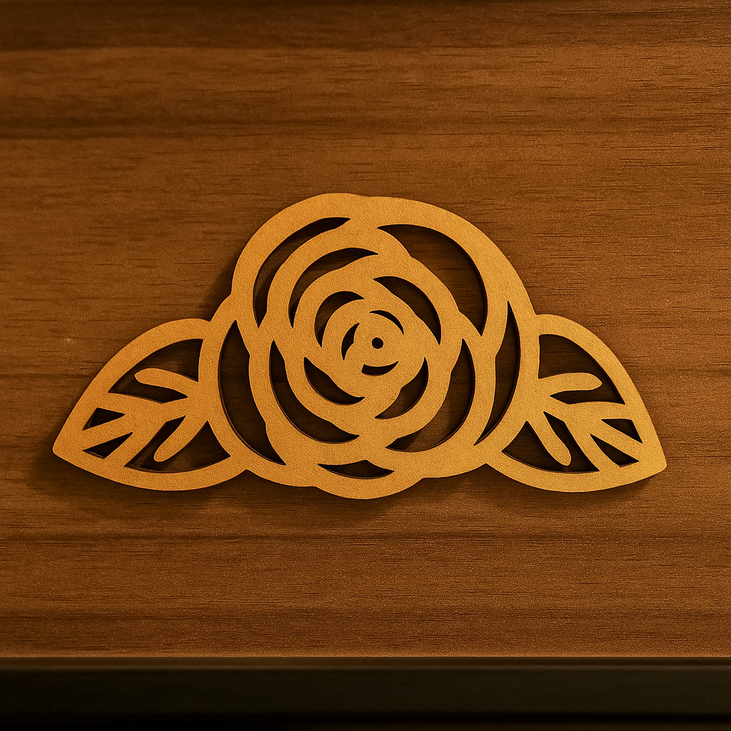 DIY MDF Rose Floral Cutout for Painting & Craft Decor