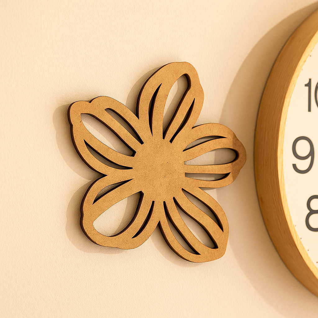 DIY MDF Floral Petal Cutout for Painting & Craft Decor