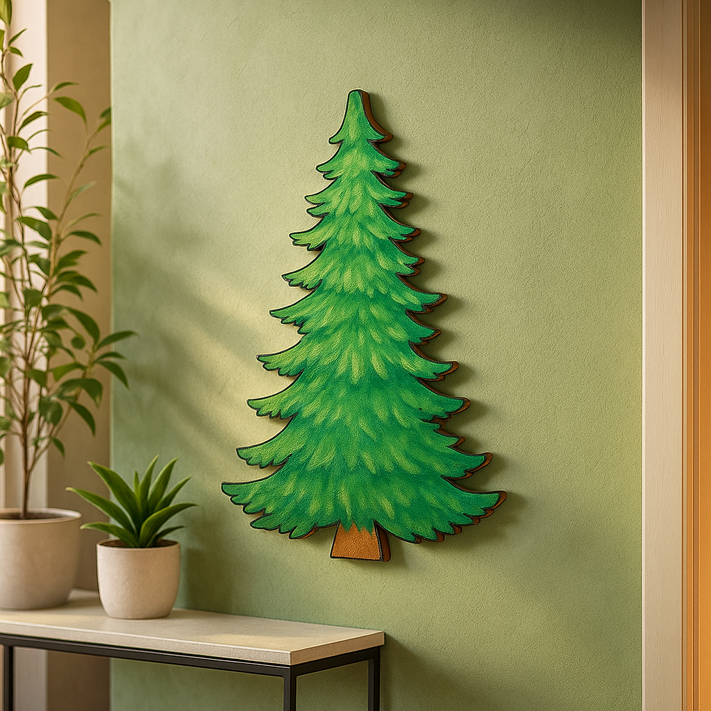 DIY MDF Christmas Tree Cutout for Painting & Decor
