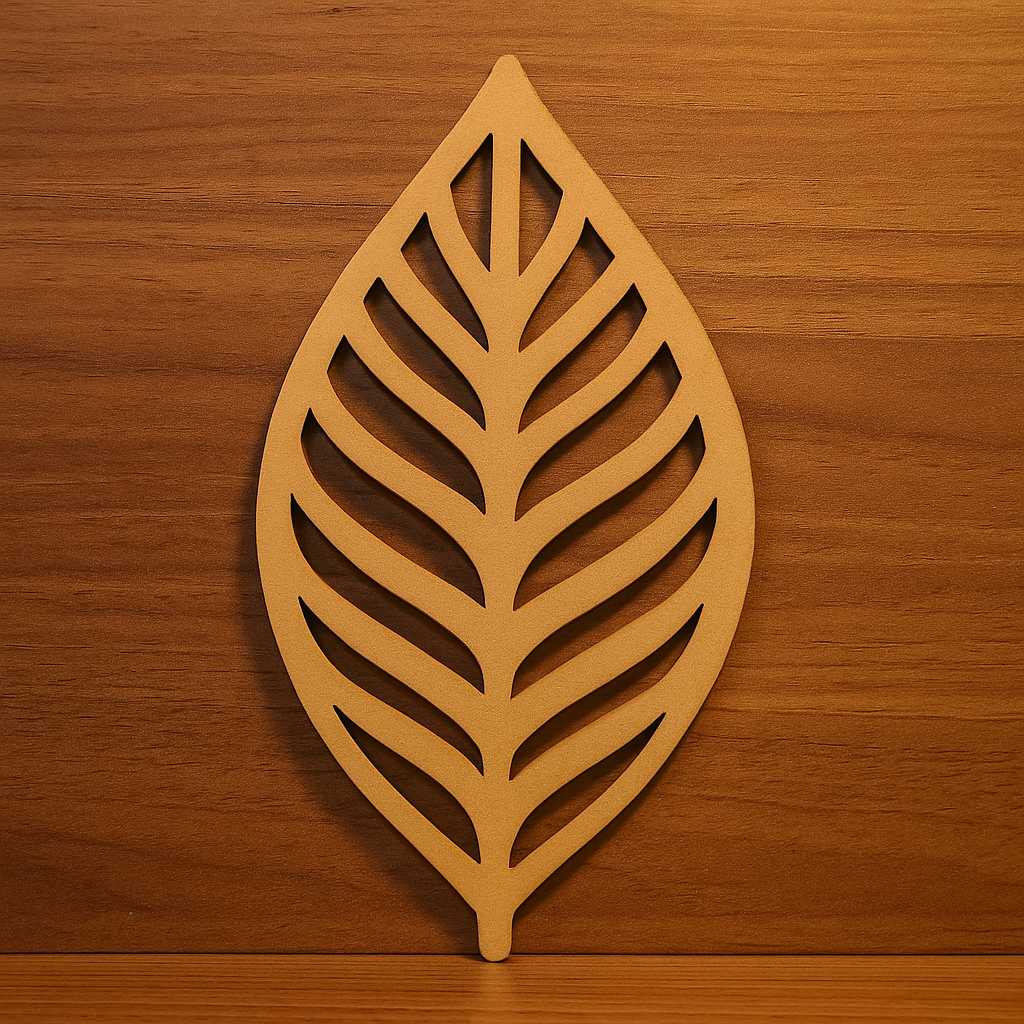 DIY MDF Leaf Cutout for Painting & Home Decor