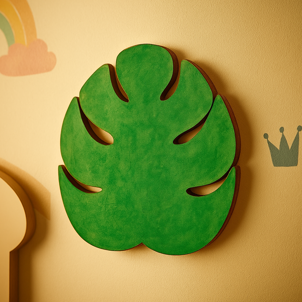 DIY MDF Tropical Leaf Cutout for Painting & Wall Decor