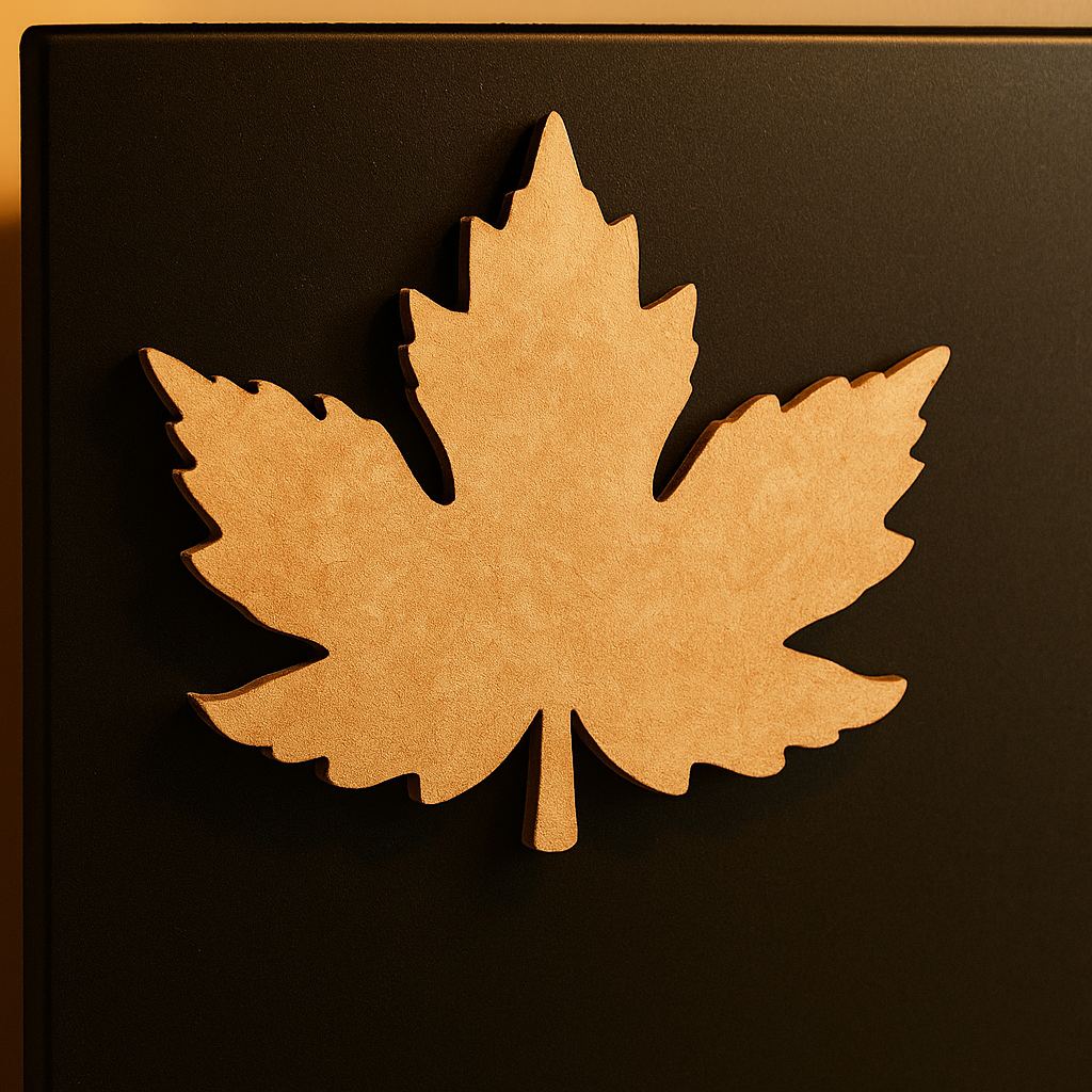 DIY MDF Maple Leaf Cutout for Painting & Wall Decor