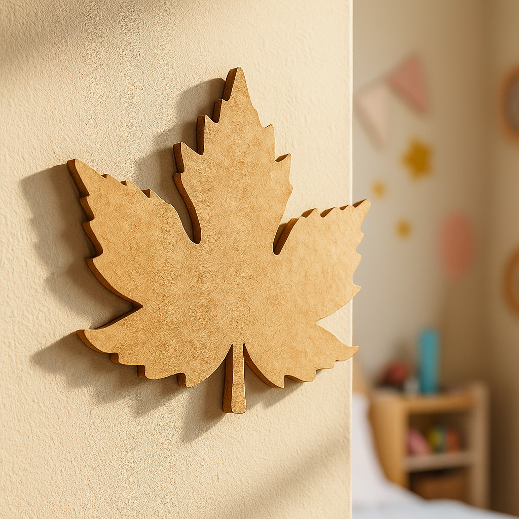 DIY MDF Maple Leaf Cutout for Painting & Wall Decor