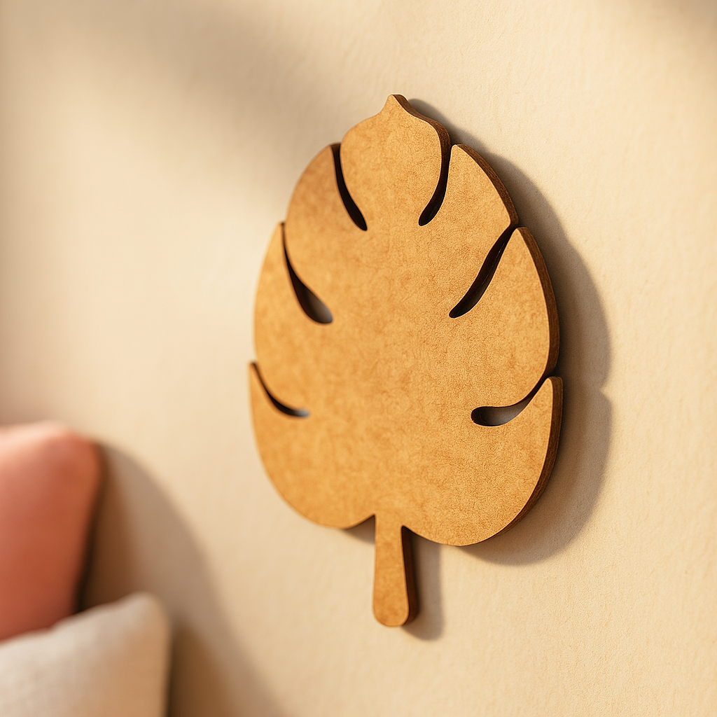 DIY MDF Leaf Cutout for Painting & Wall Decor Crafts