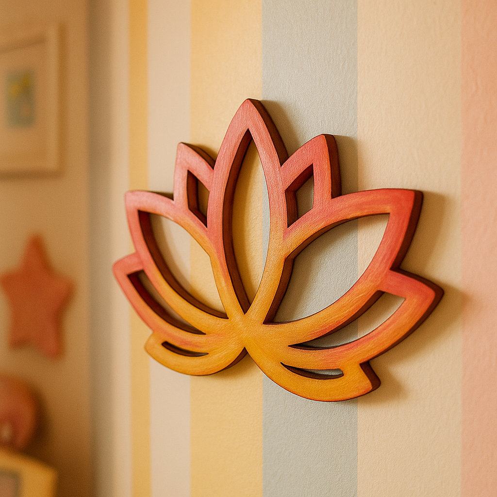 DIY Lotus MDF Cutout for Painting & Home Decor Crafts