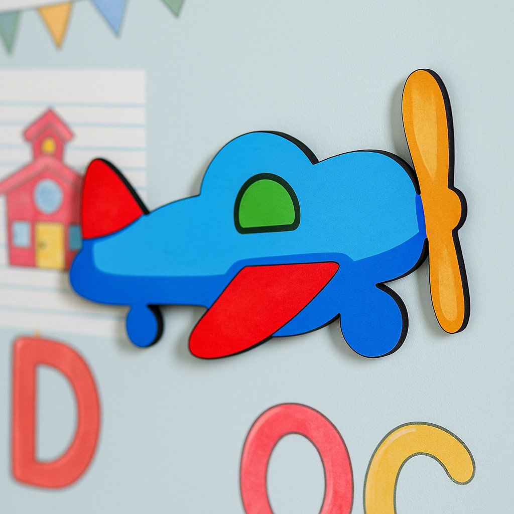 DIY MDF Aeroplane Cutout for Kids Painting & Crafts