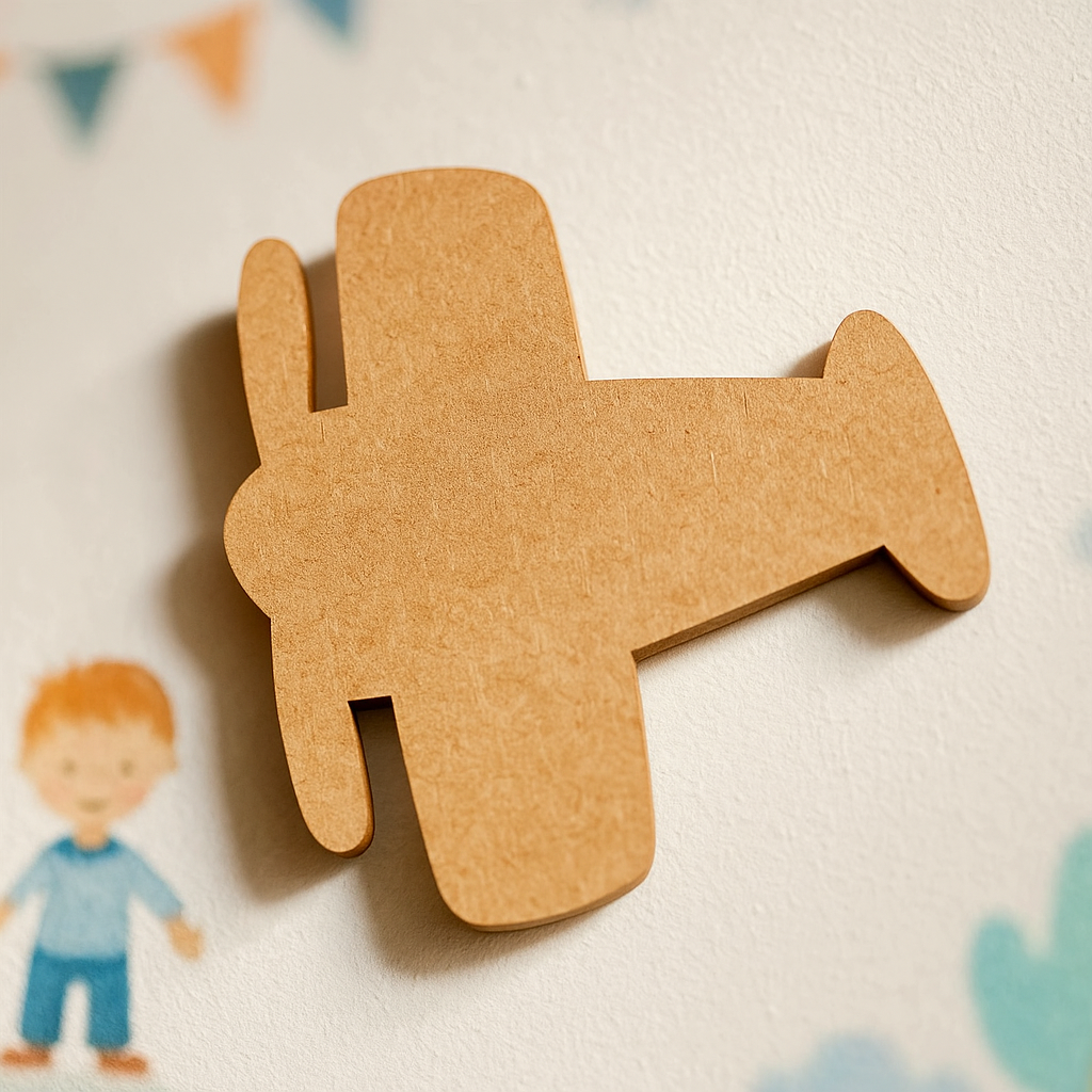 DIY MDF Airplane Cutout for Kids Painting & Crafts