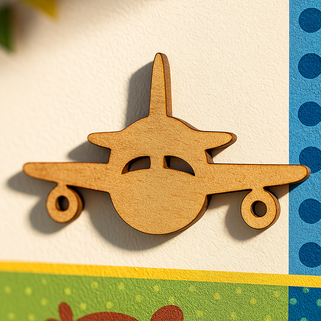 DIY MDF Airplane Cutout for Kids Painting & Crafts