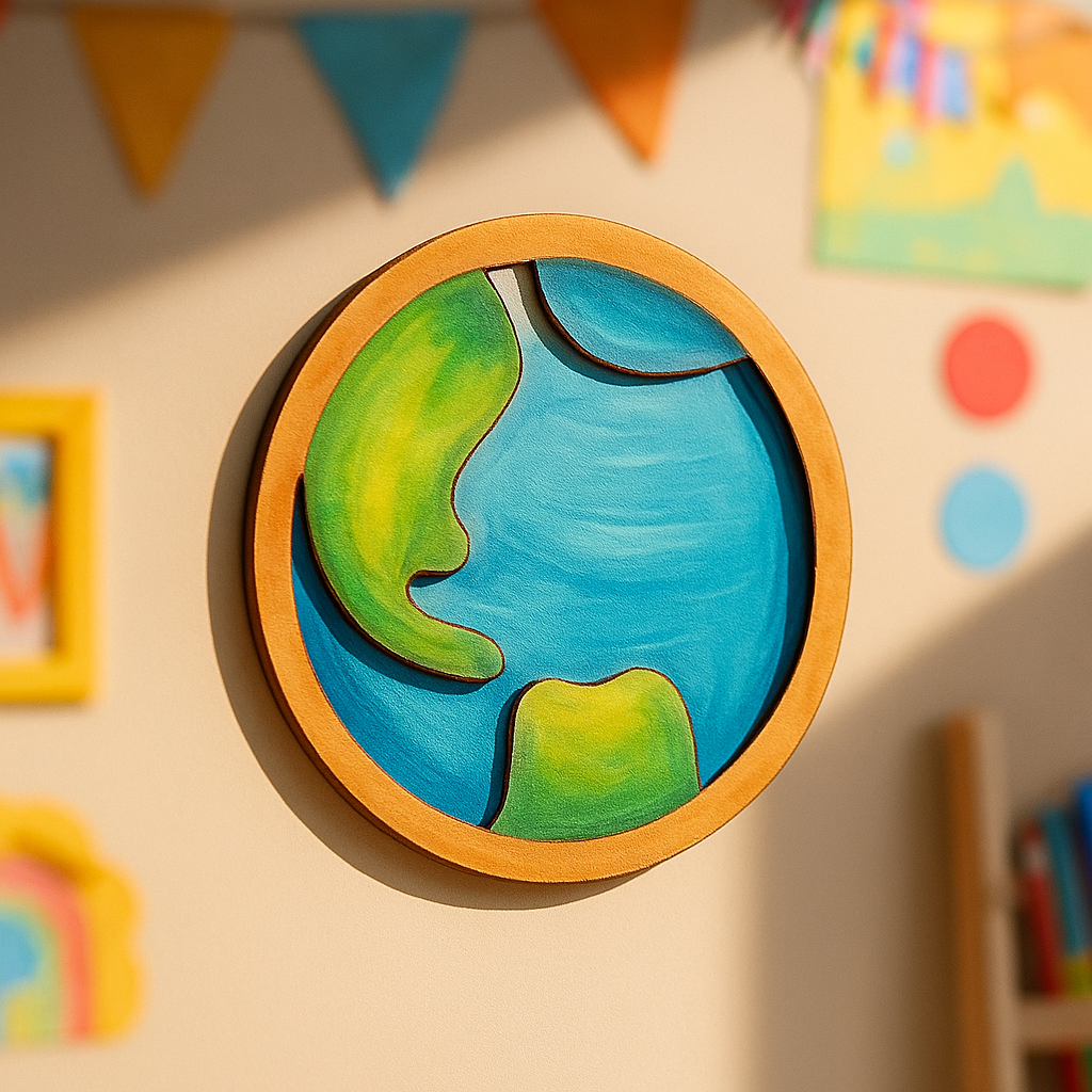 DIY MDF Moon Face Cutout for Painting & Wall Decor