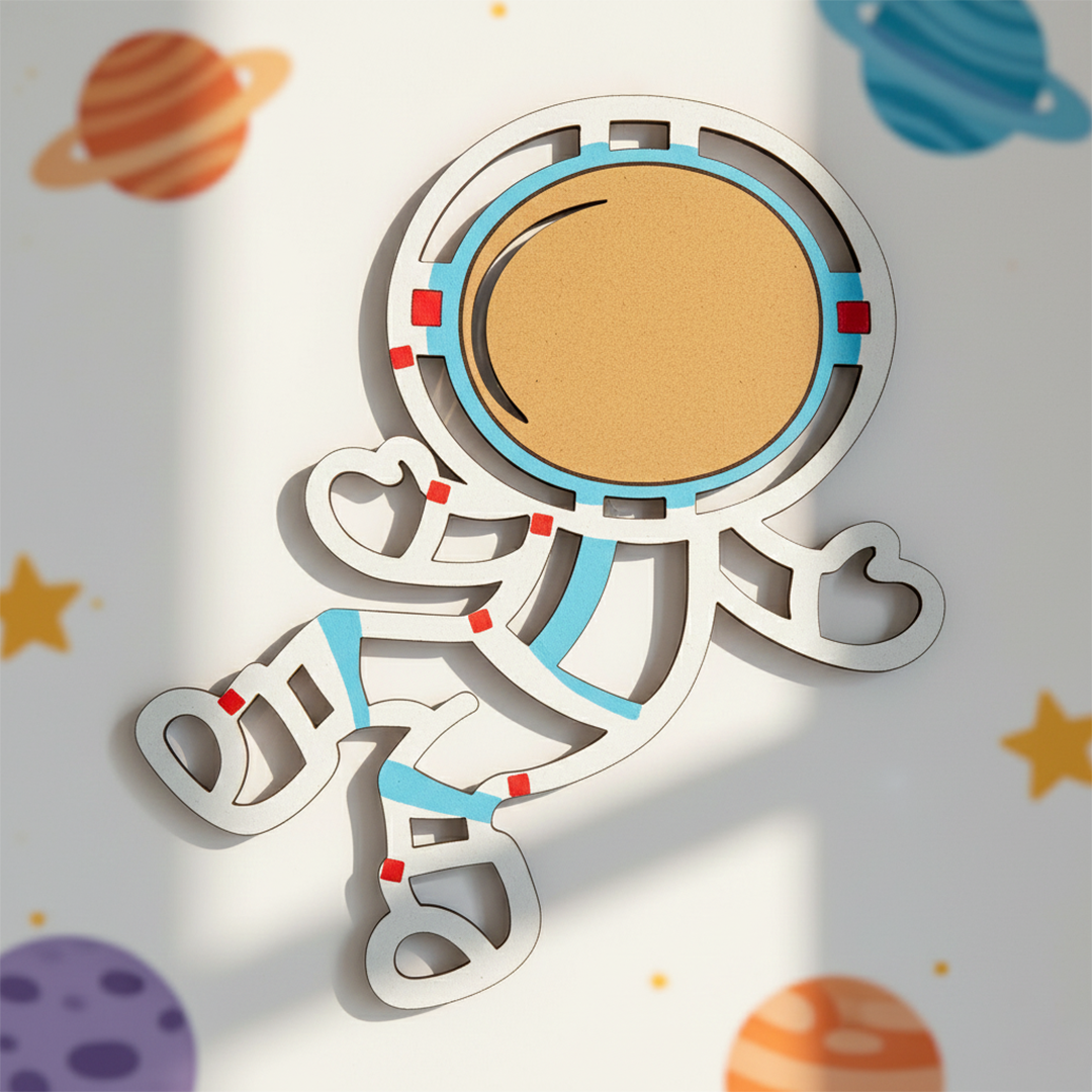 DIY MDF Astronaut Cutout for Painting & Kids Decor