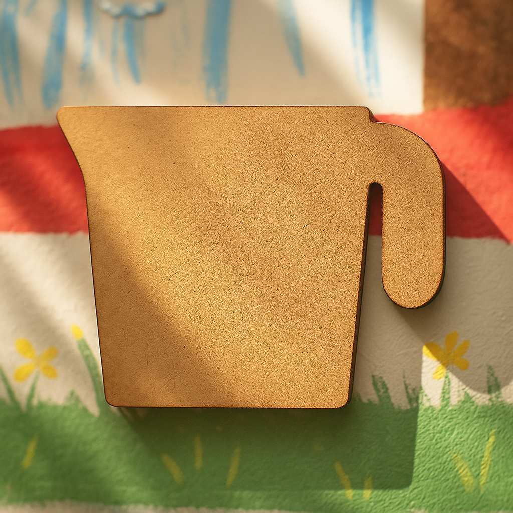 DIY MDF Cup Shape Cutout for Painting, Craft & Home Decor