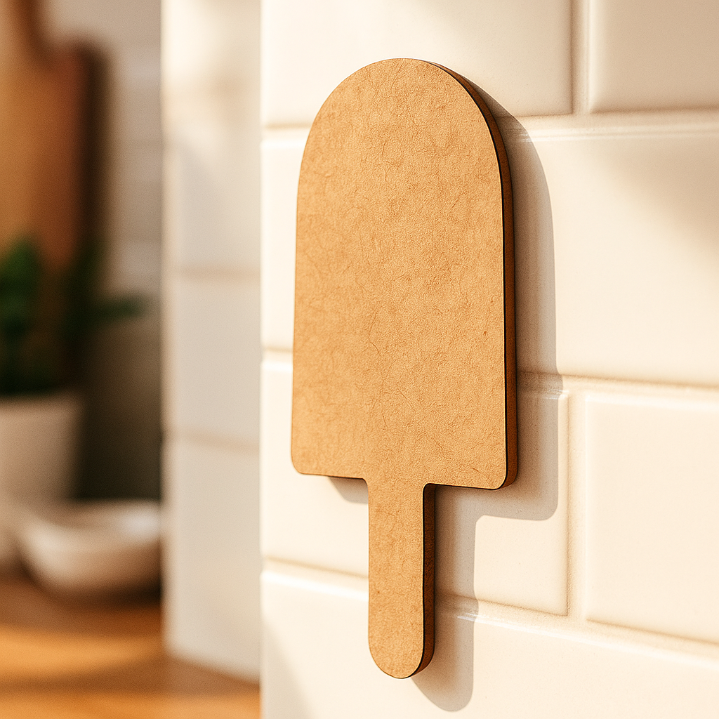 DIY MDF Ice Cream Shape Cutout for Painting, Craft & Home Decor