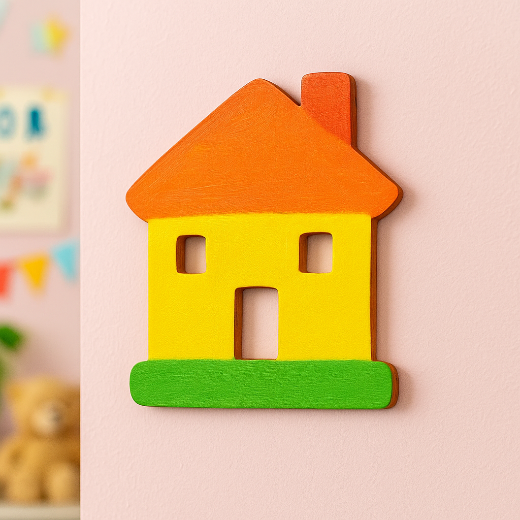 DIY MDF House Cutout for Painting, Art & Home Decor