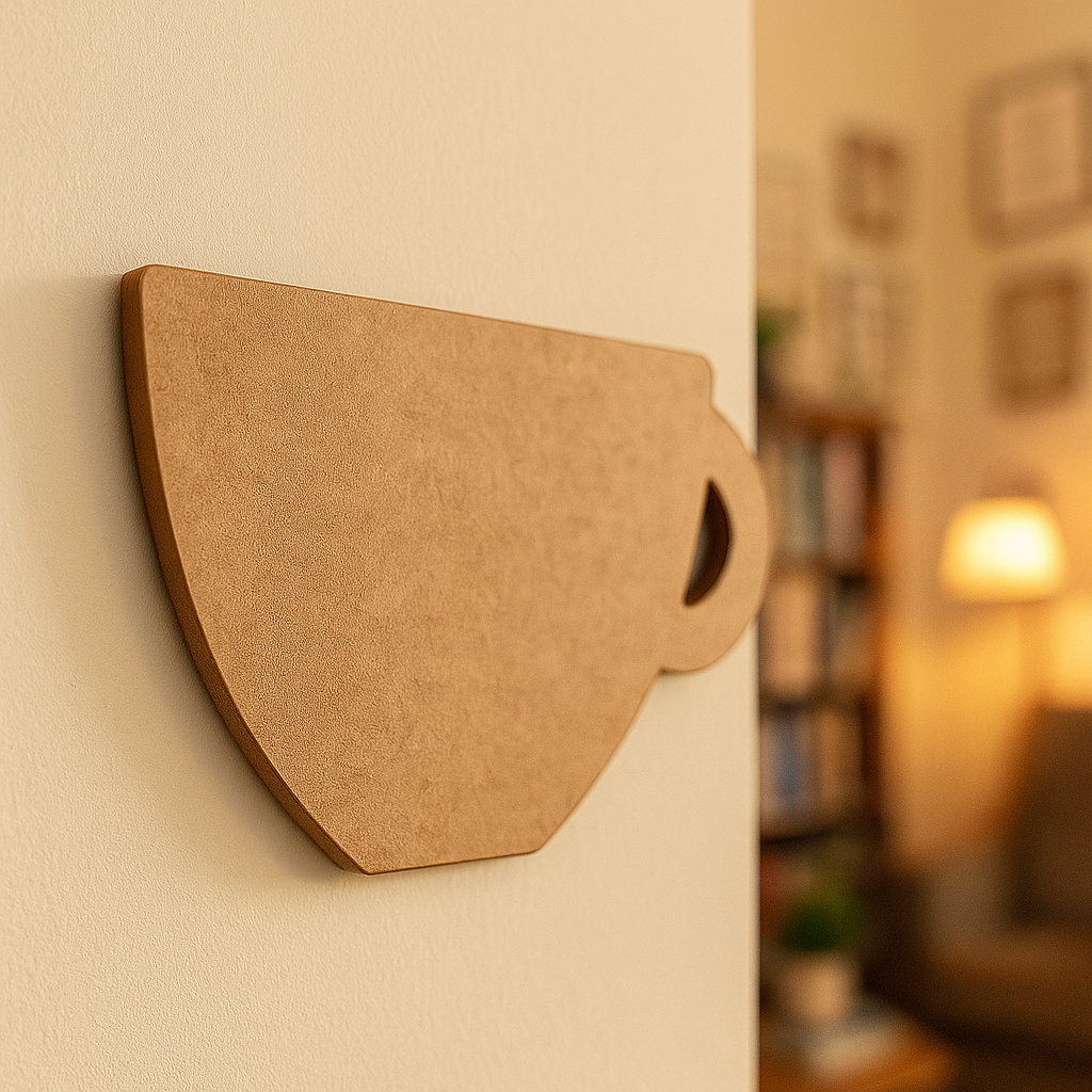 DIY MDF Cup Cutout for Painting, Craft & Home Decor