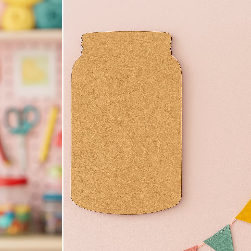 DIY MDF Jar Cutout for Painting, Craft & Home Decor