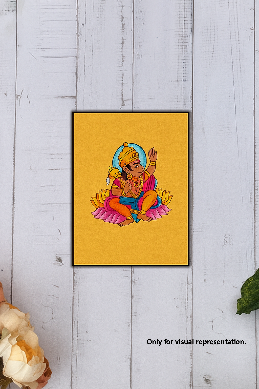 Lord Hanuman Sitting on Lotus – DIY