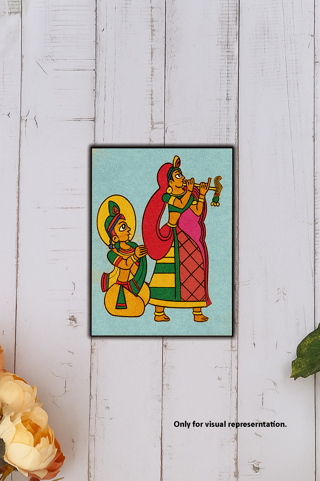 Radha Krishna MDF board for DIY painting
