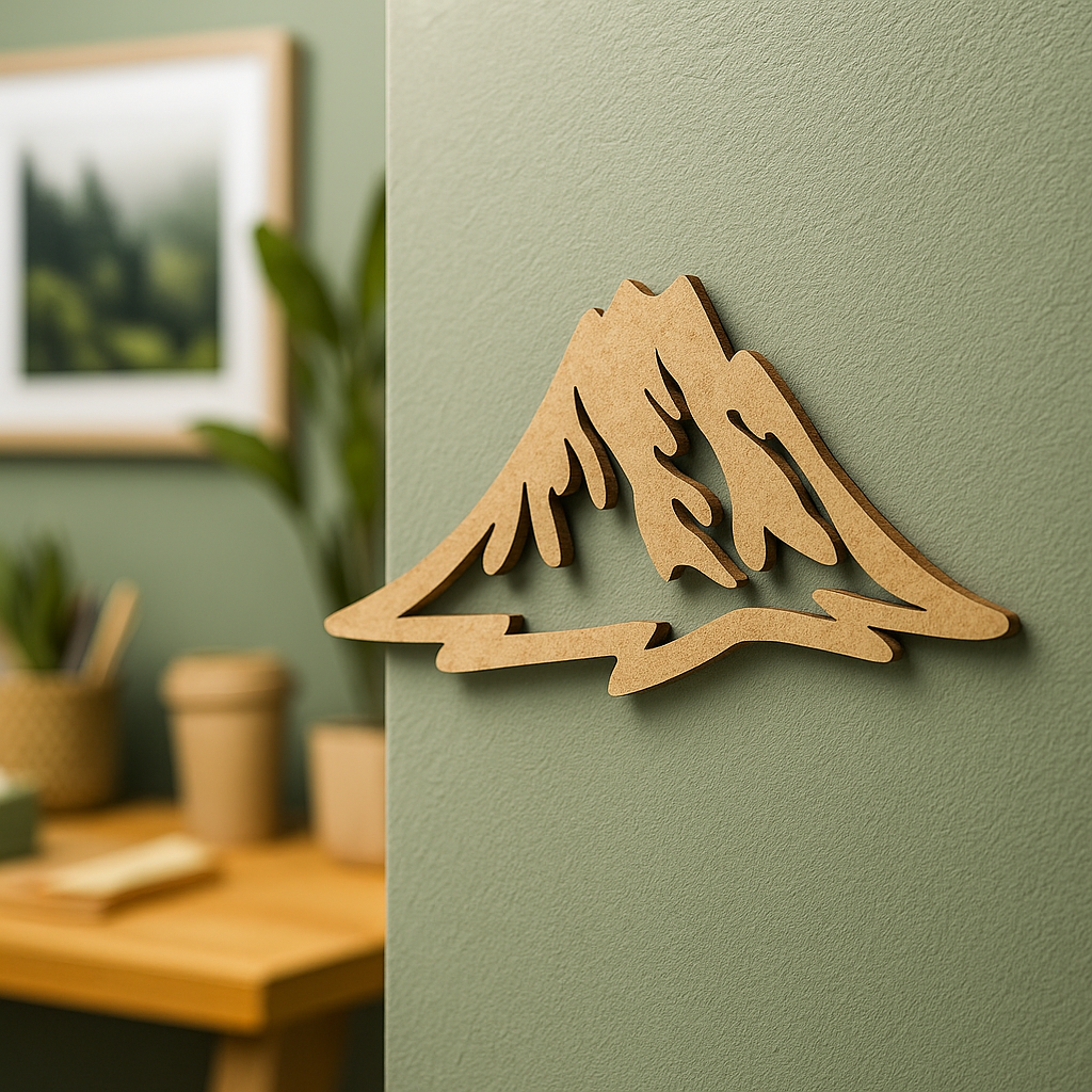 DIY MDF Mountain Cutout for Painting & Wall Decor